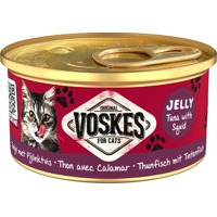 Voskes Jelly tonijn met pijlinktvis natvoer kat (24x85 g) 1 tray (24 x 85 g) product name