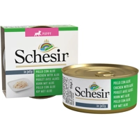 10x Schesir Hondenvoer Puppy Kip Aloe in Gelei 150 gr