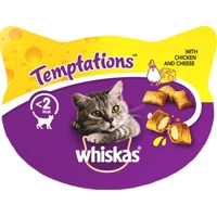 Whiskas Temptations - Kip en kaas - 60 gram