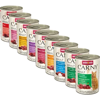 Animonda Carny Adult - Rund met Hert en Koebes - 6 x 200 g