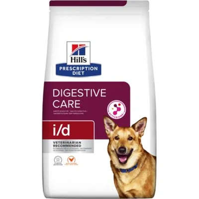 6x Hill's Prescription Diet Hondenvoer Droog i/d Digestive Care Kip 1,5 kg