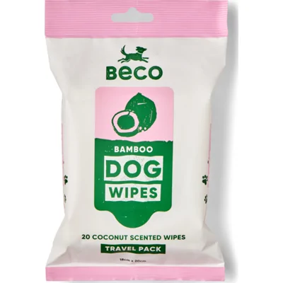 Beco Bamboo Wipes Travel Pack Kokos 20 stuks