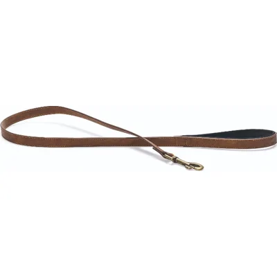 Beeztees Balacron Ax kunstleer hondenriem bruin 100 x 2.0 cm
