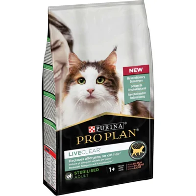 Purina Pro Plan liveclear sterilised zalm kat 1,4kg