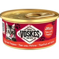 Voskes Jelly tonijn met pompoen natvoer kat (24x85 g) 1 tray (24 x 85 g)