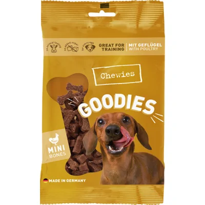 12x Chewies Goodies Hondensnacks Mini Gevogelte 125 gr