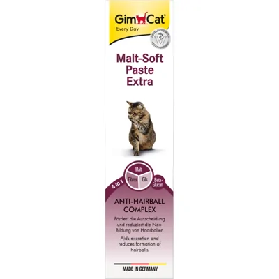 6x GimCat Malt-soft Extra Haarbalpasta 200 gr