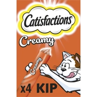 Catisfactions Kattensnack Kip Creamy 4 x 10 gr