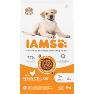 IAMS Dog Adult Large Kip 3 kg