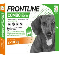 Frontline Combo Hond S (2-10 kg) - 4+2 pipetten