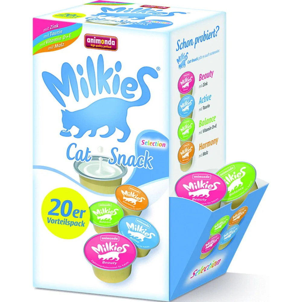Animonda Milkies - Mix van 4 smaken - 20 Cups