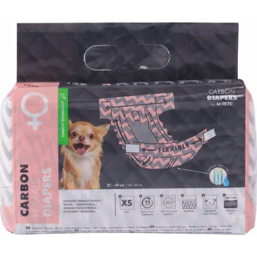 M-Pets Carbon Luiers voor Teefjes - XS