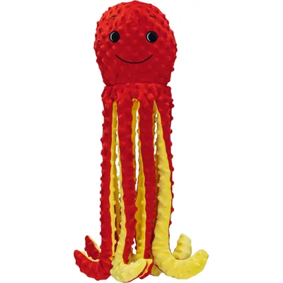 Beeztees Octopus Amy Rood hondenspeelgoed 56x16x14,5 cm