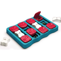 Nina ottosson dog brick turquoise / rood 31,5x21x4 cm
