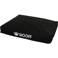 Wooff All Weather Matras ortho Zwart Medium hondenkussen 75x55x15 cm