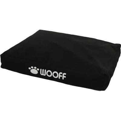 Wooff All Weather Matras ortho Zwart Medium hondenkussen 75x55x15 cm