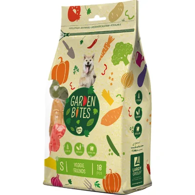Garden Bites Veggie Friends hondensnack 2 x L