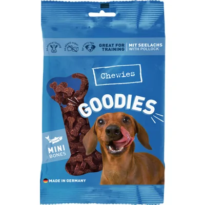 12x Chewies Goodies Hondensnacks Mini Koolvis 125 gr