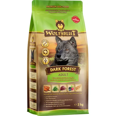 3x Wolfsblut Dark Forest Adult 2 kg