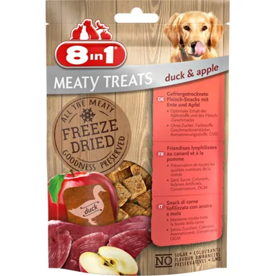 8in1 Meaty Treats Eend en Appel 50 gr