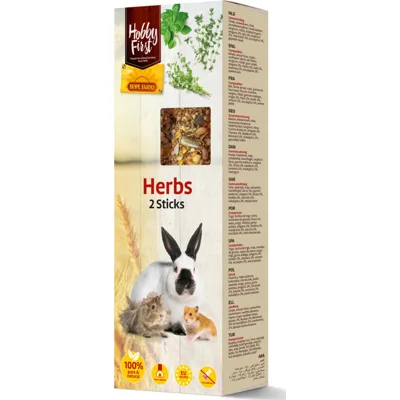 8x HobbyFirst Hope Farms Sticks Small Animals Herbs 112 gr
