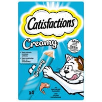 Catisfactions Kattensnack Zalm Creamy 4 x 10 gr