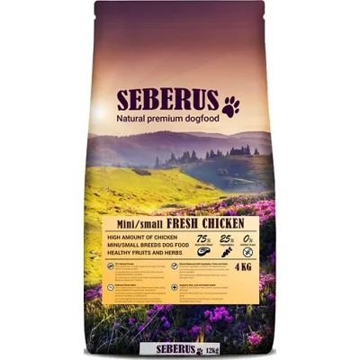 Seberus Mini/Small w/ Fresh Chicken - natuurlijk graanvrij hondenvoer 2 x 3 kg