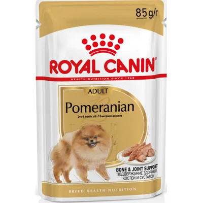 48x Royal Canin Pomeranian Adult Hondenvoer Nat 85 gr