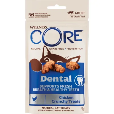 Wellness Core Kattensnack Dental - Kip 50 gr