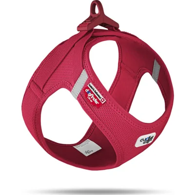 Curli Vest Harness Clasp Air-Mesh - Rood - S