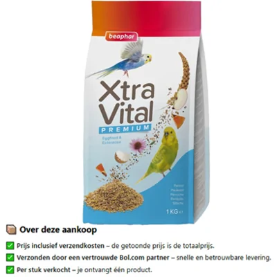 Beaphar XtraVital Parkiet 500 gr