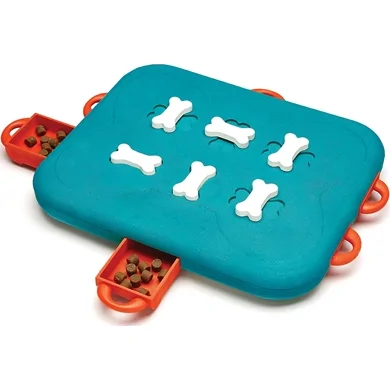 Nina ottosson dog casino turquoise / oranje 31,5x26x4,5 cm