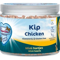 Renske gezonde beloning mini hartjes kip/wortel hondensnack 100gr
