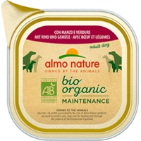 64x Almo Nature Bio Organic Maintenance Hondenvoer Rund&Groenten 100 gr