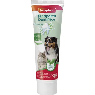 6x Beaphar Tandpasta Pepermunt&Peterselie 100 gr