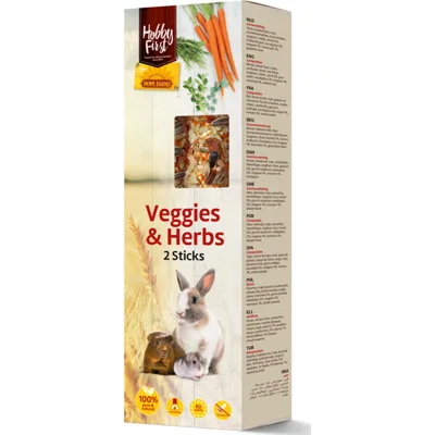 8x HobbyFirst Hope Farms Sticks Small Animals Veggies&herbs 180 gr