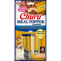 Ciao Churu Meal Topper Kattenvoer Chicken&Cheese 4 x 14 gr