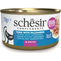 Schesir Tonijn met Sardine in visbouillon Per stuk