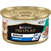 Purina Pro Plan Mousse Rijk aan Tonijn Senior 7+ natvoer kat 85 gram product name