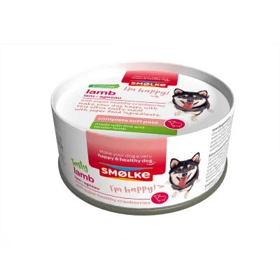 Smølke hond Soft Paté Lam 125gr