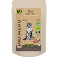 BF Petfood Biofood Organic Rund Bio menu natvoer kat (zakjes 100 gr) 2 x (20 x 100 g)