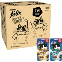 Felix Party Mix Original / Seaside kattensnoep 16 x 60 g product name