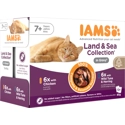 Iams Delights Senior Land & Sea Collection in gravy (12x85g) 12 x 85 g
