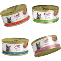 Cadilo Daily Delights - paté smakenmix - natvoer kat (12 x 70 g) 1 verpakking (12 x 70g)