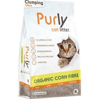 Purly Organic Supreme klontvormende maisvezel kattenbakvulling 3 x 5 liter