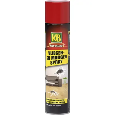 KB Vliegende Insectenspray Tegen Insecten - Werkt snel - Handige spuitspriet - Sterke werkzame stof