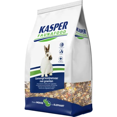 3x Kasper Faunafood Konijnenvoer Gemengd 3,5 kg
