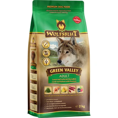 3x Wolfsblut Green Valley Adult 2 kg