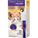 4x Feliway Happy Kattensnack Kip 24 x 15 gr