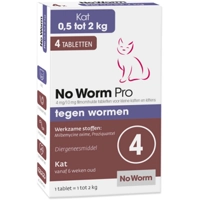 No Worm Pro Ontworming Kleine Kat&Kitten 4 tabletten